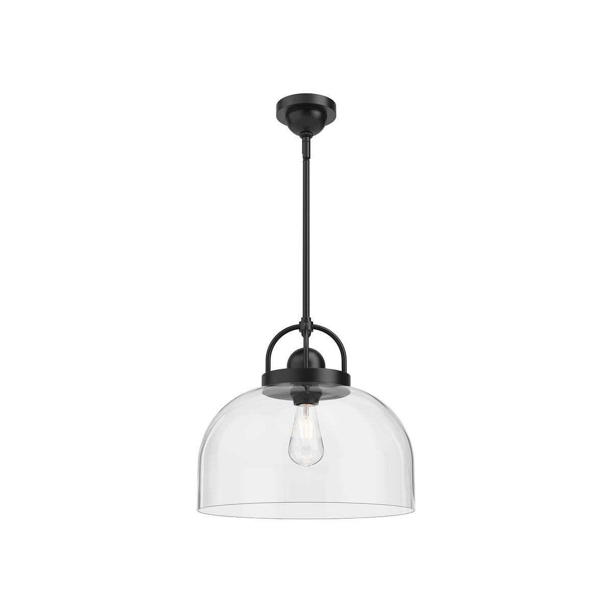 Lancaster 15-in Steel Pendant