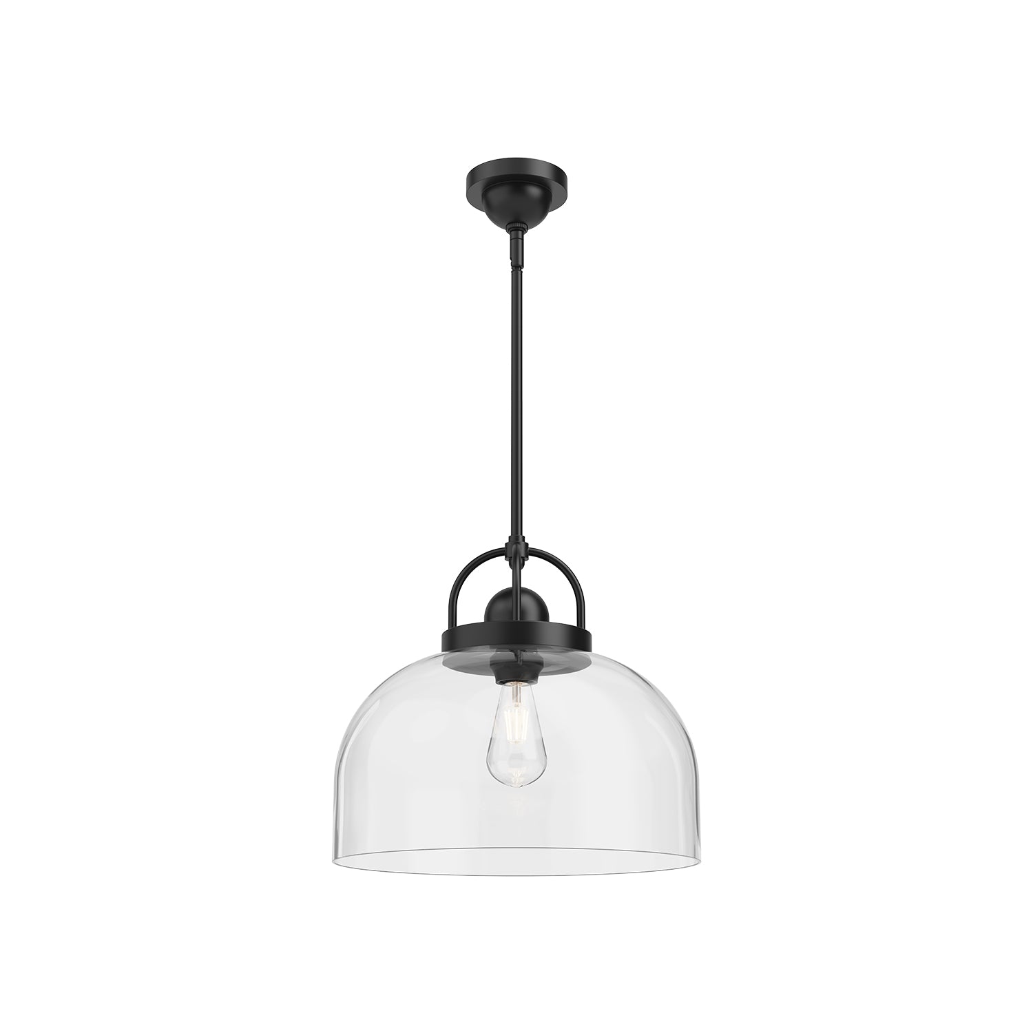 Lancaster 15-in Steel Pendant