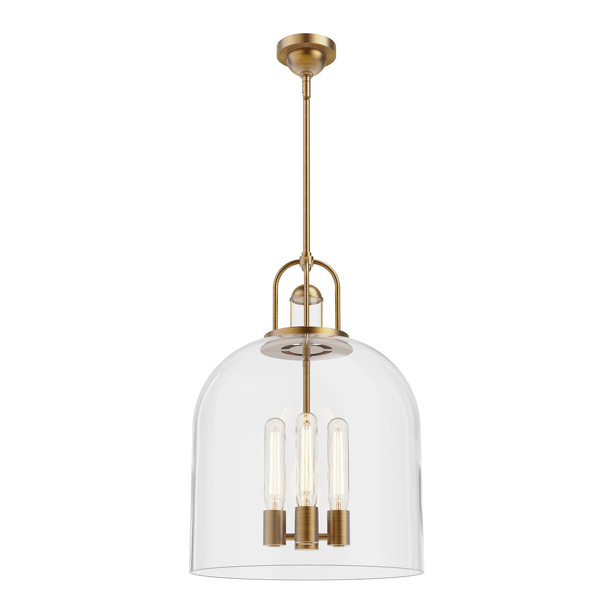 Lancaster 16-in Steel Pendant