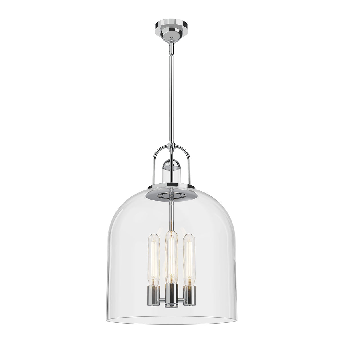 Lancaster 16-in Steel Pendant