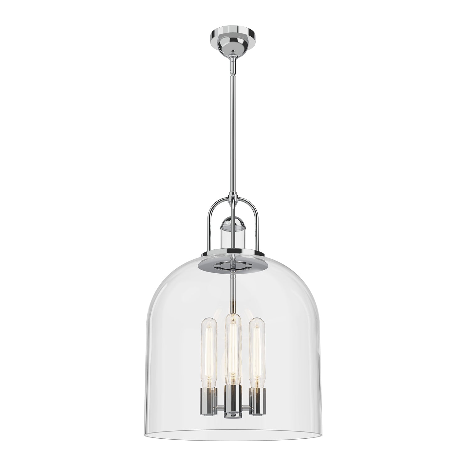 Lancaster 16-in Steel Pendant
