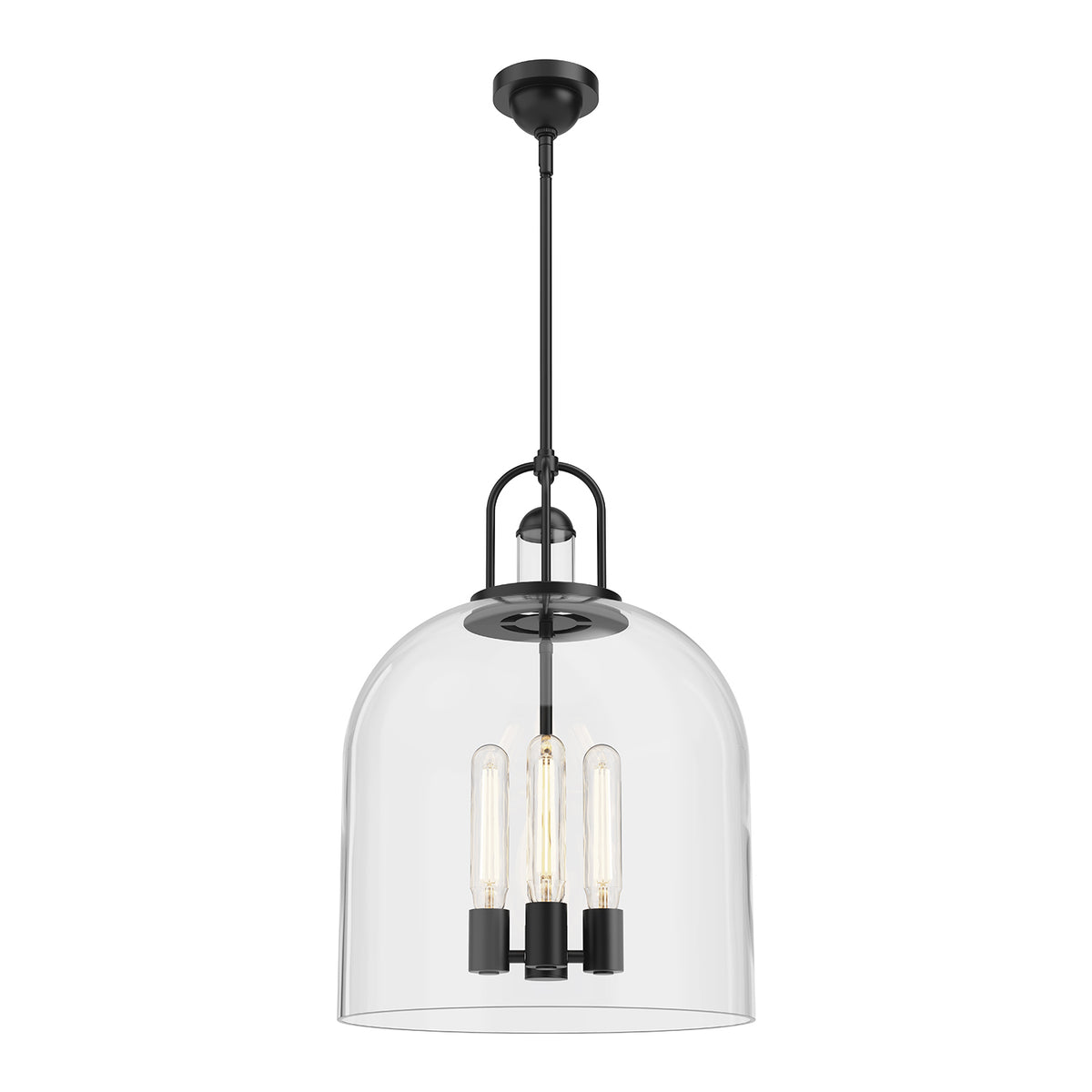 Lancaster 16-in Steel Pendant