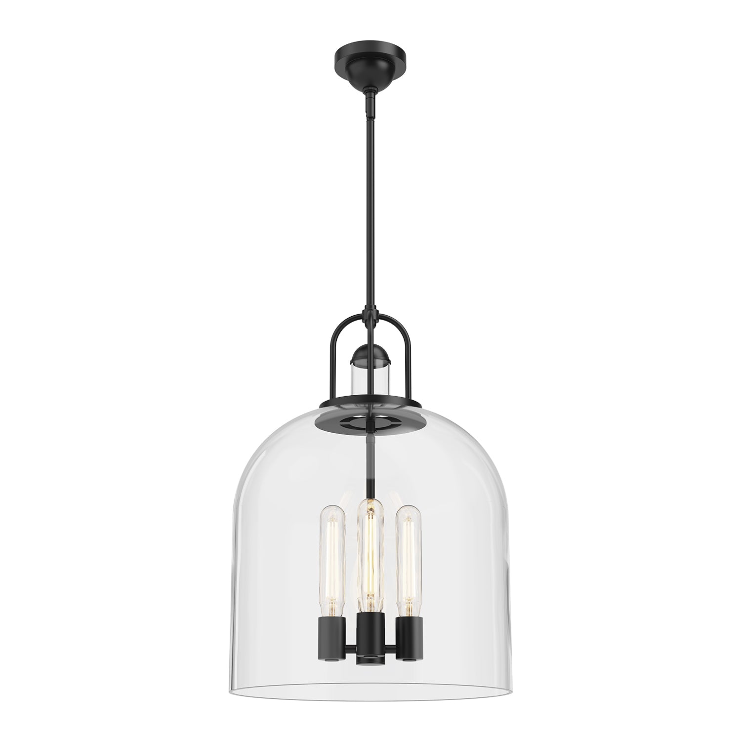 Lancaster 16-in Steel Pendant
