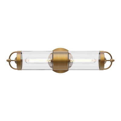 Lancaster 5-in 2 Lights Steel Vanity Light