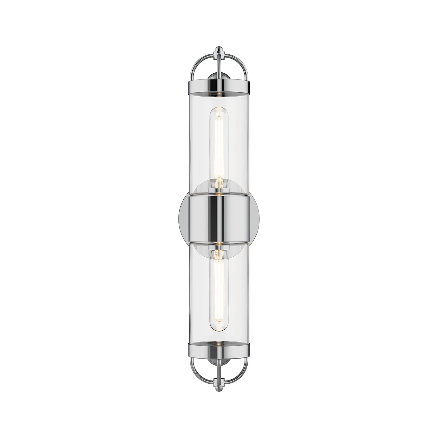 Lancaster 5-in 2 Lights Steel Vanity Light