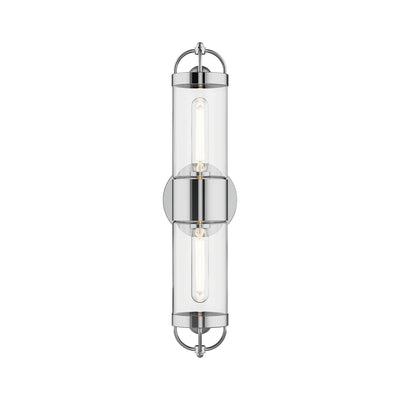 Lancaster 5-in 2 Lights Steel Vanity Light