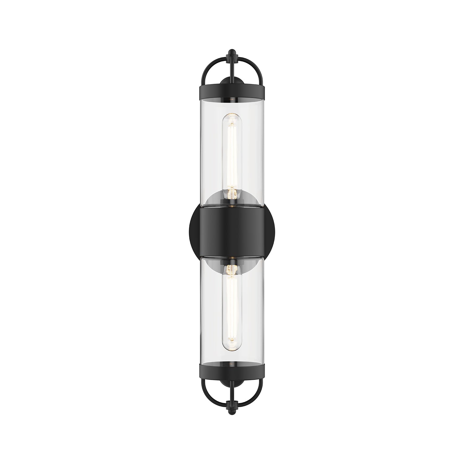 Lancaster 5-in 2 Lights Steel Vanity Light