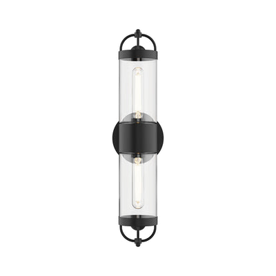 Lancaster 5-in 2 Lights Steel Vanity Light