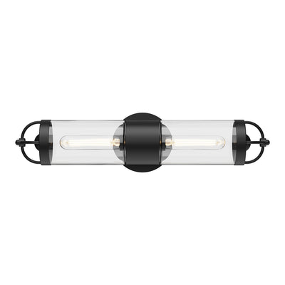 Lancaster 5-in 2 Lights Steel Vanity Light