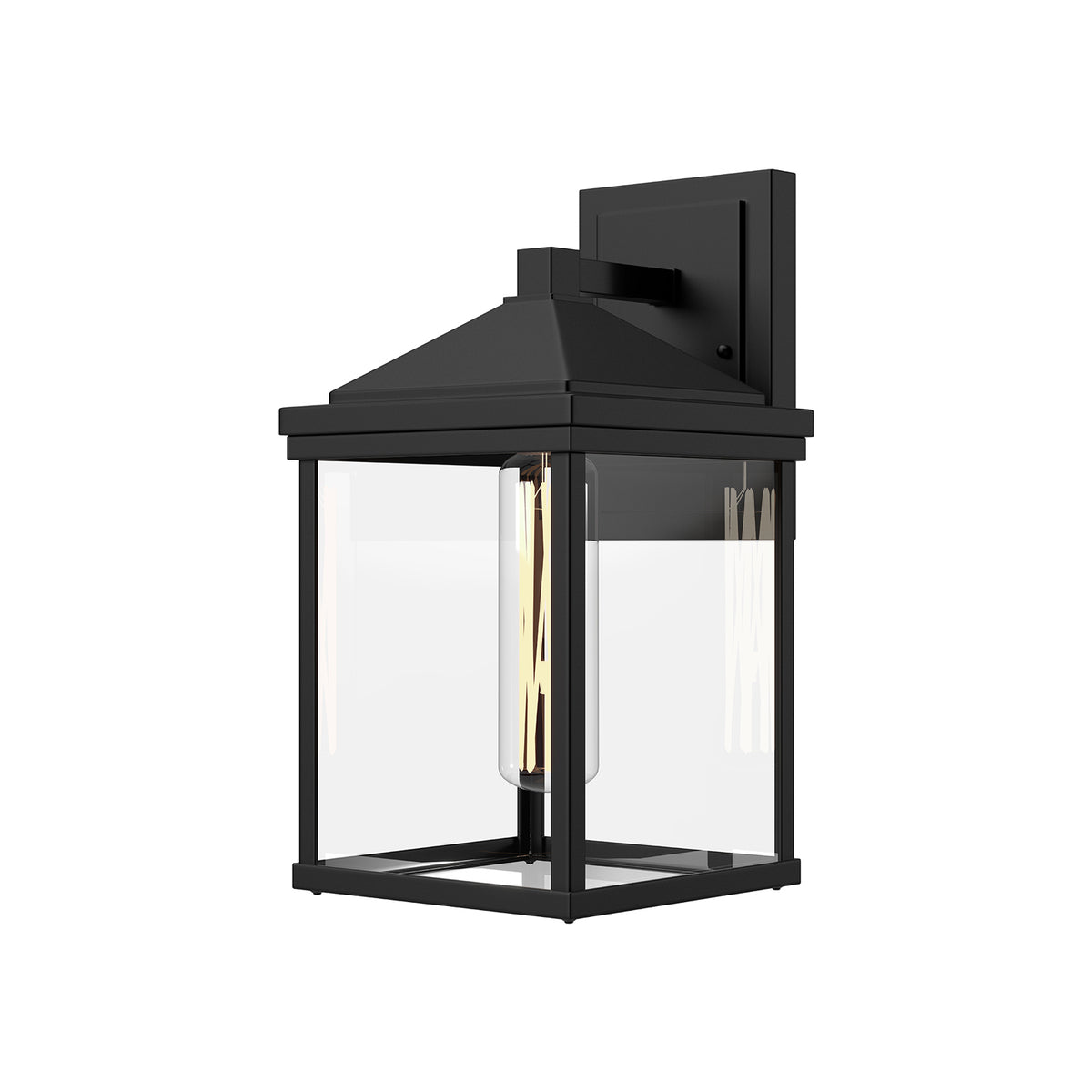 Larchmont 9-in Steel Outdoor Wall Sconce