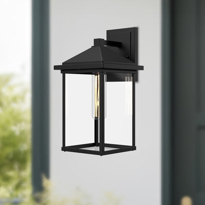 Larchmont 9-in Steel Outdoor Wall Sconce