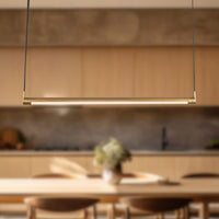 Laurence 41-in Steel Linear Pendant