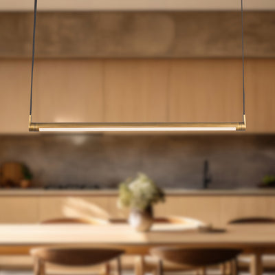 Laurence 41-in Steel Linear Pendant