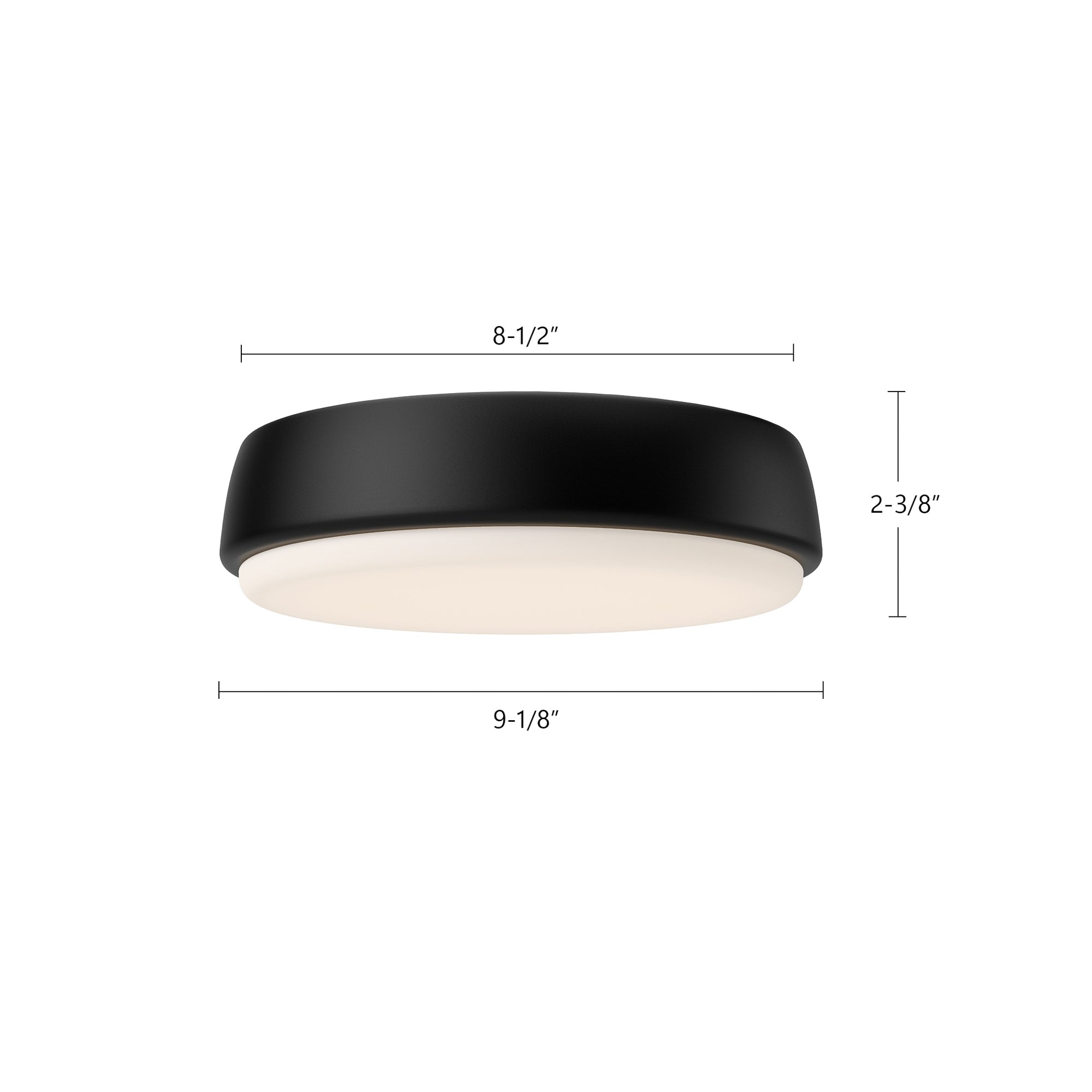 Laval 9-in Aluminum Flush Mount