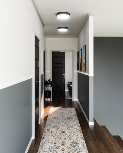 Laval 11-in Aluminum Flush Mount