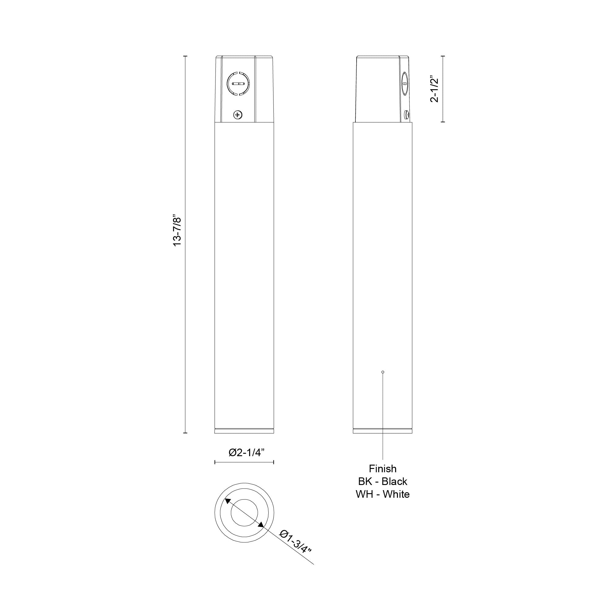 Lorna 13-in (2-in Dia.) Aluminum Flush Mount