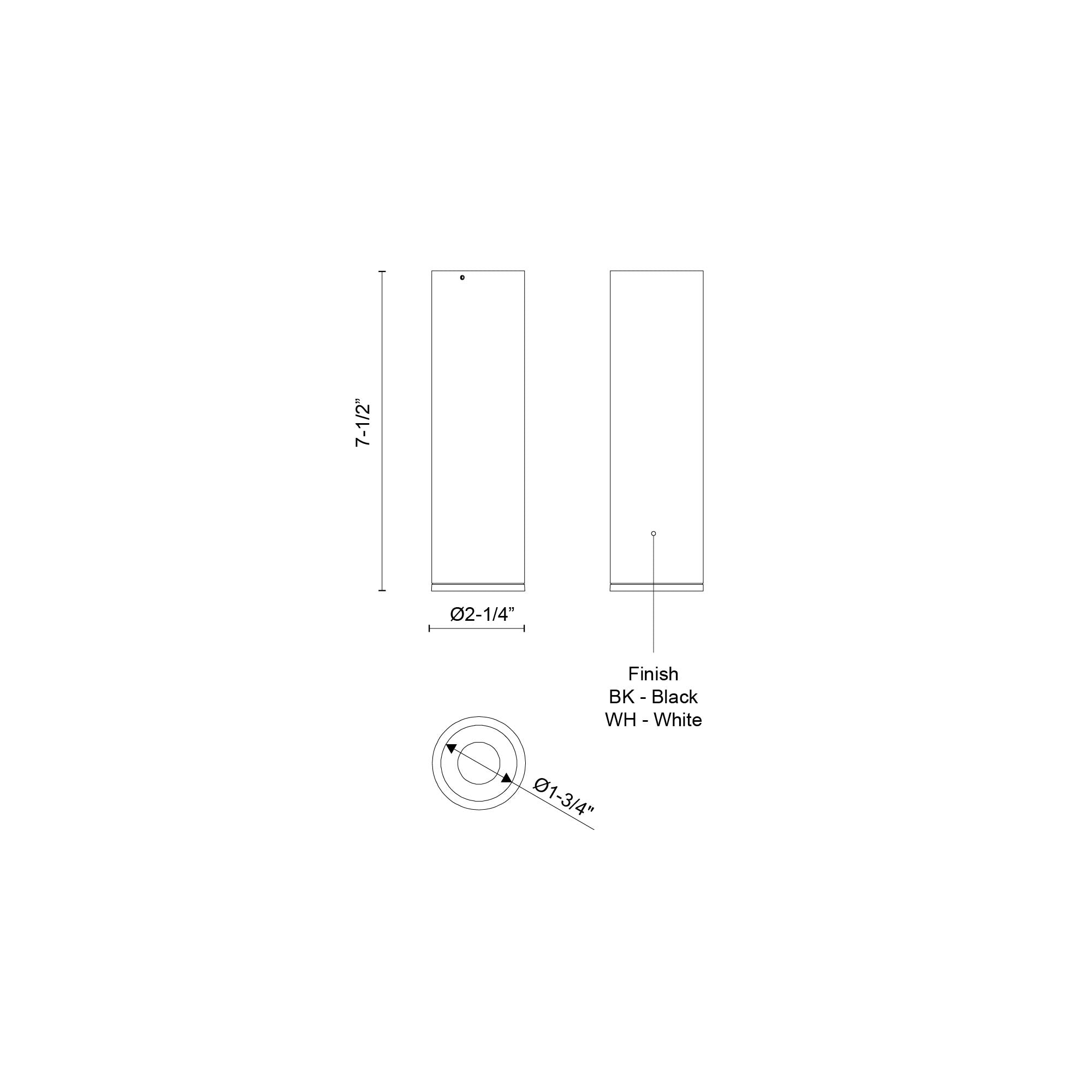 Lorna 7-in (2-in Dia.) Aluminum Flush Mount