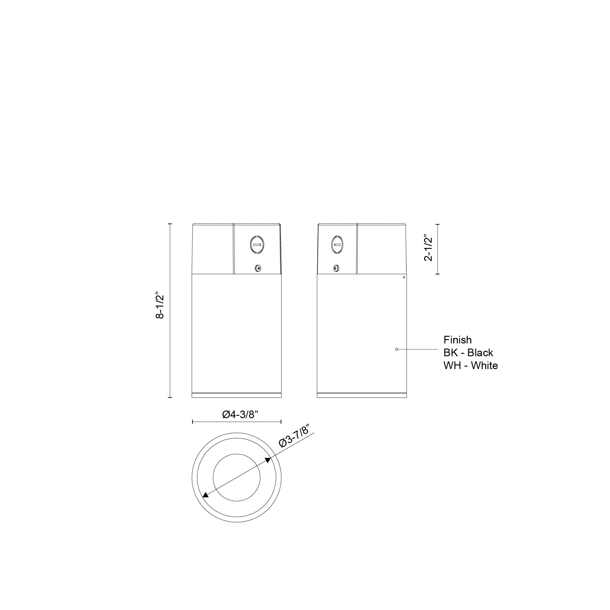 Lorna 8-in (4-in Dia.) Aluminum LED Flush Mount