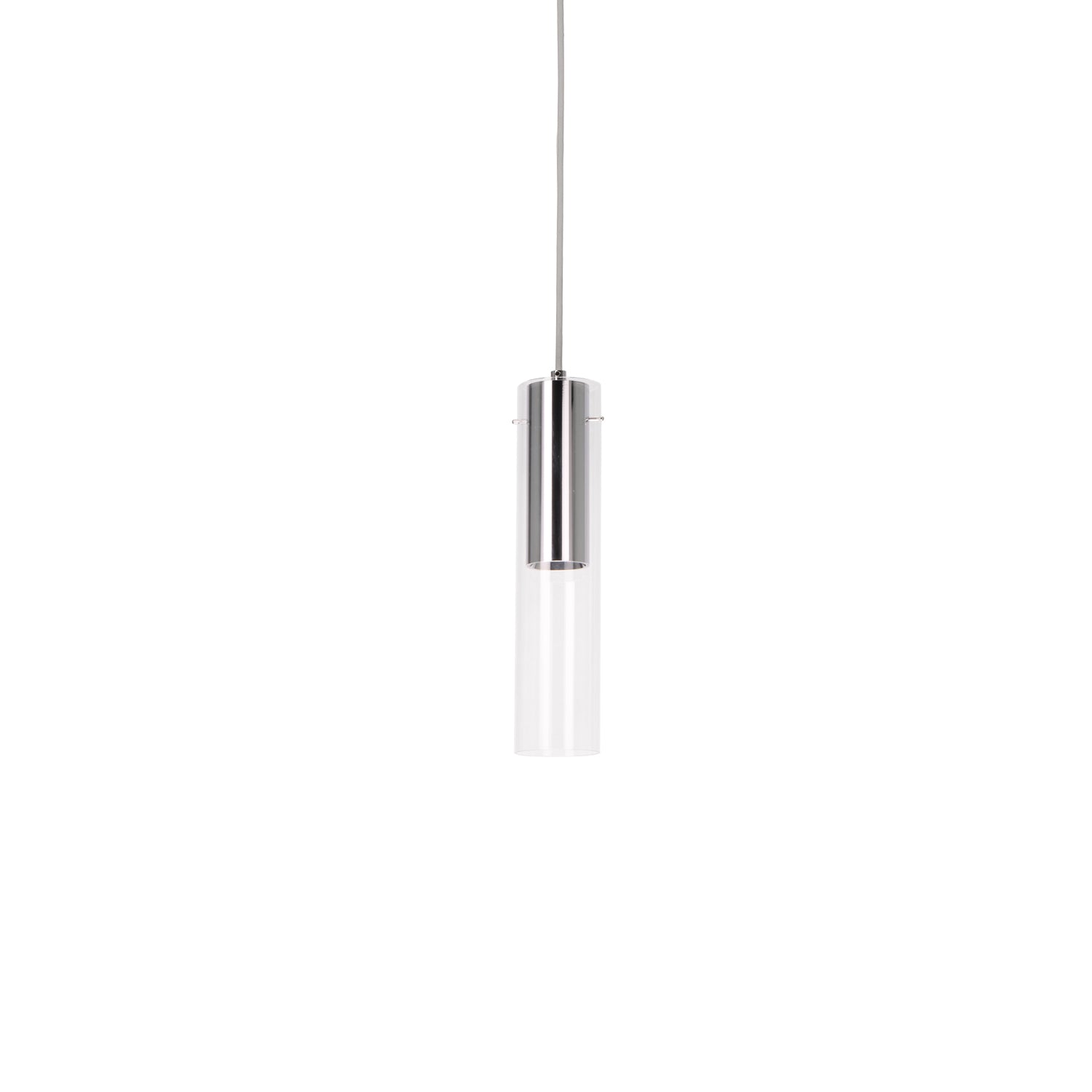 Lena 3-in Steel Pendant