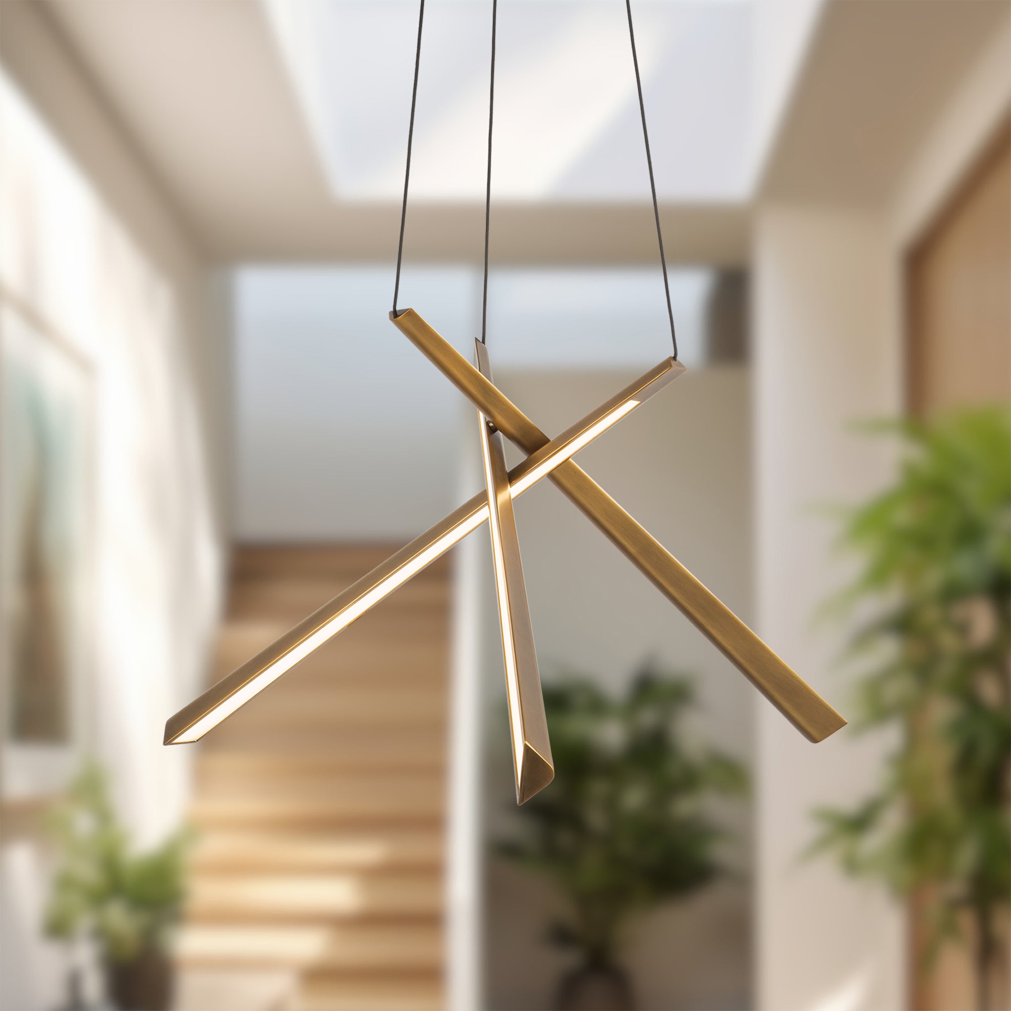 Lex 27-in Steel Chandelier