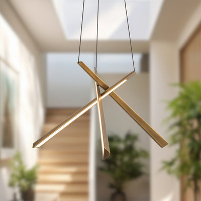 Lex 27-in Steel Chandelier