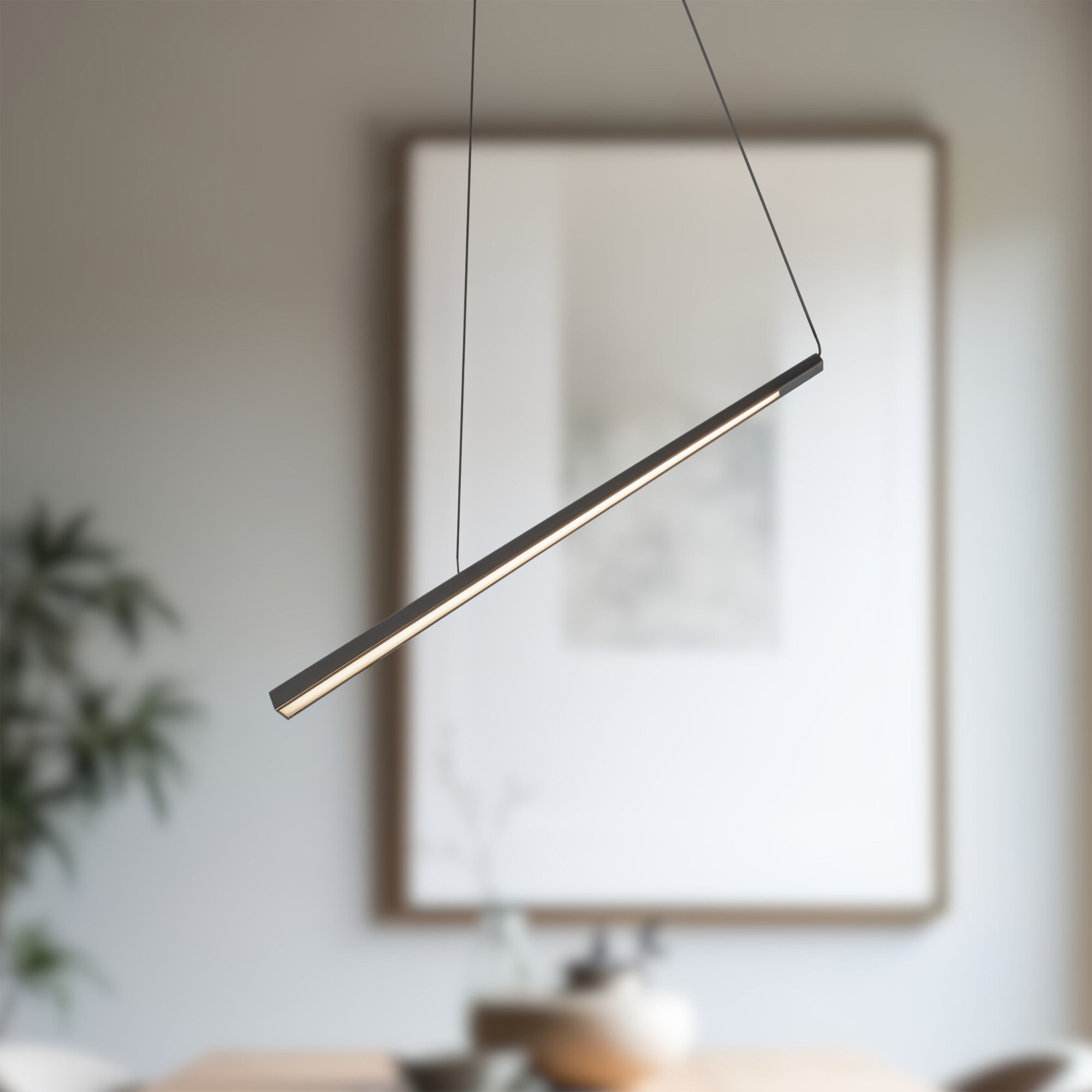 Lex 24-in Steel Linear Pendant