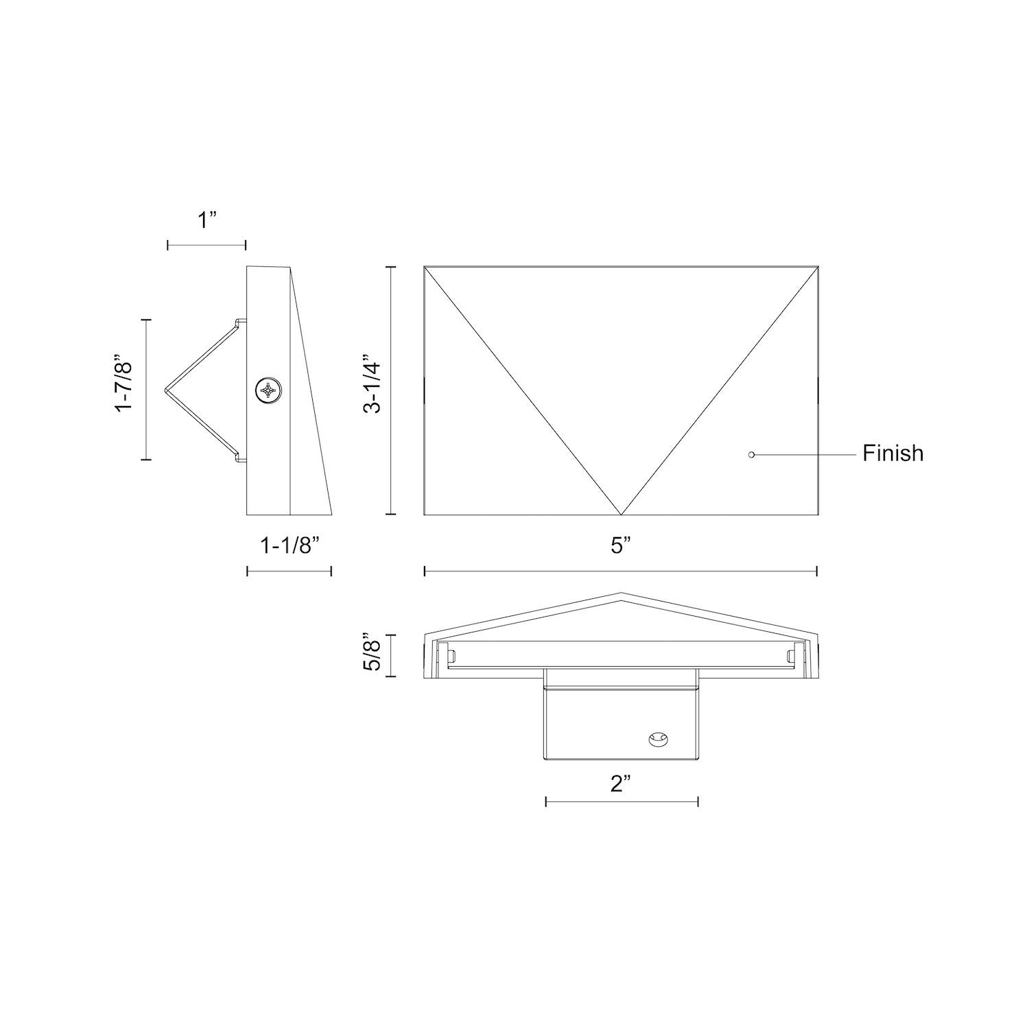 Lio 3-in Aluminum Outdoor Step Light