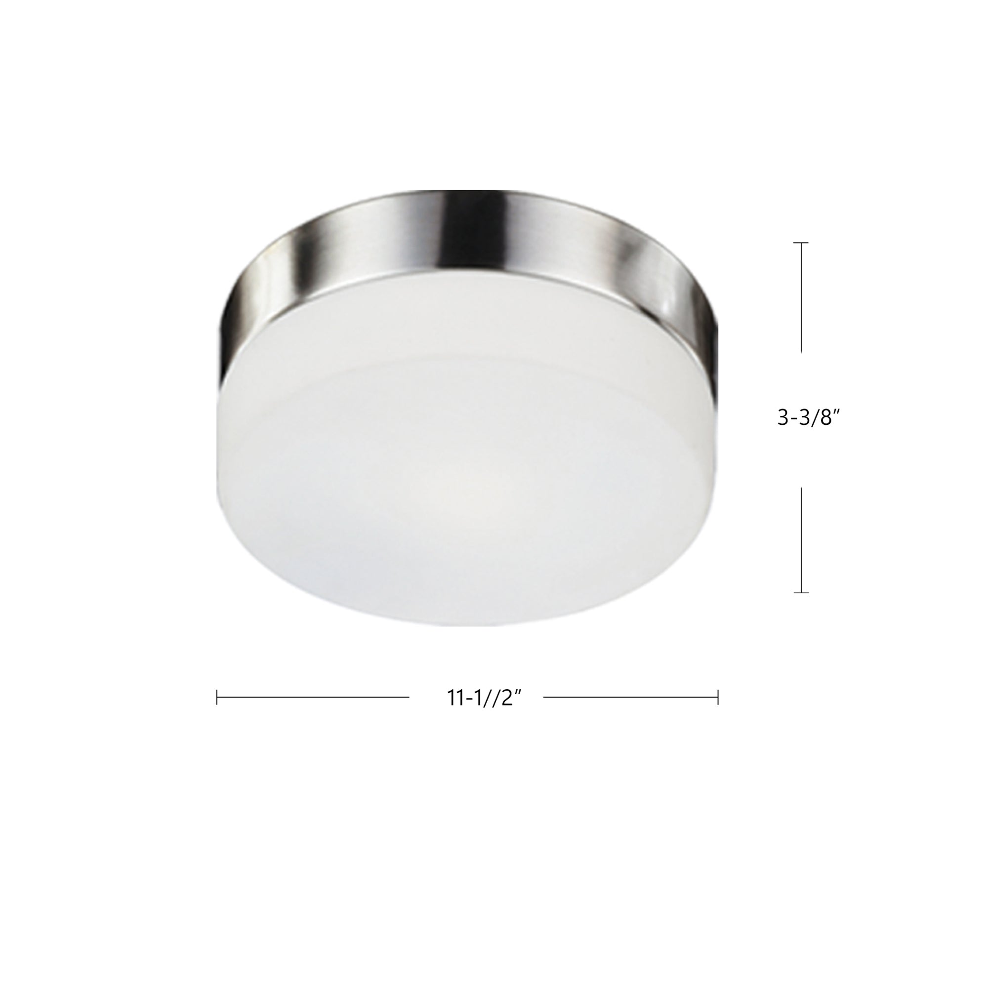 Lomita 12-in Steel Flush Mount