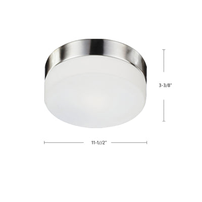 Lomita 12-in Steel Flush Mount