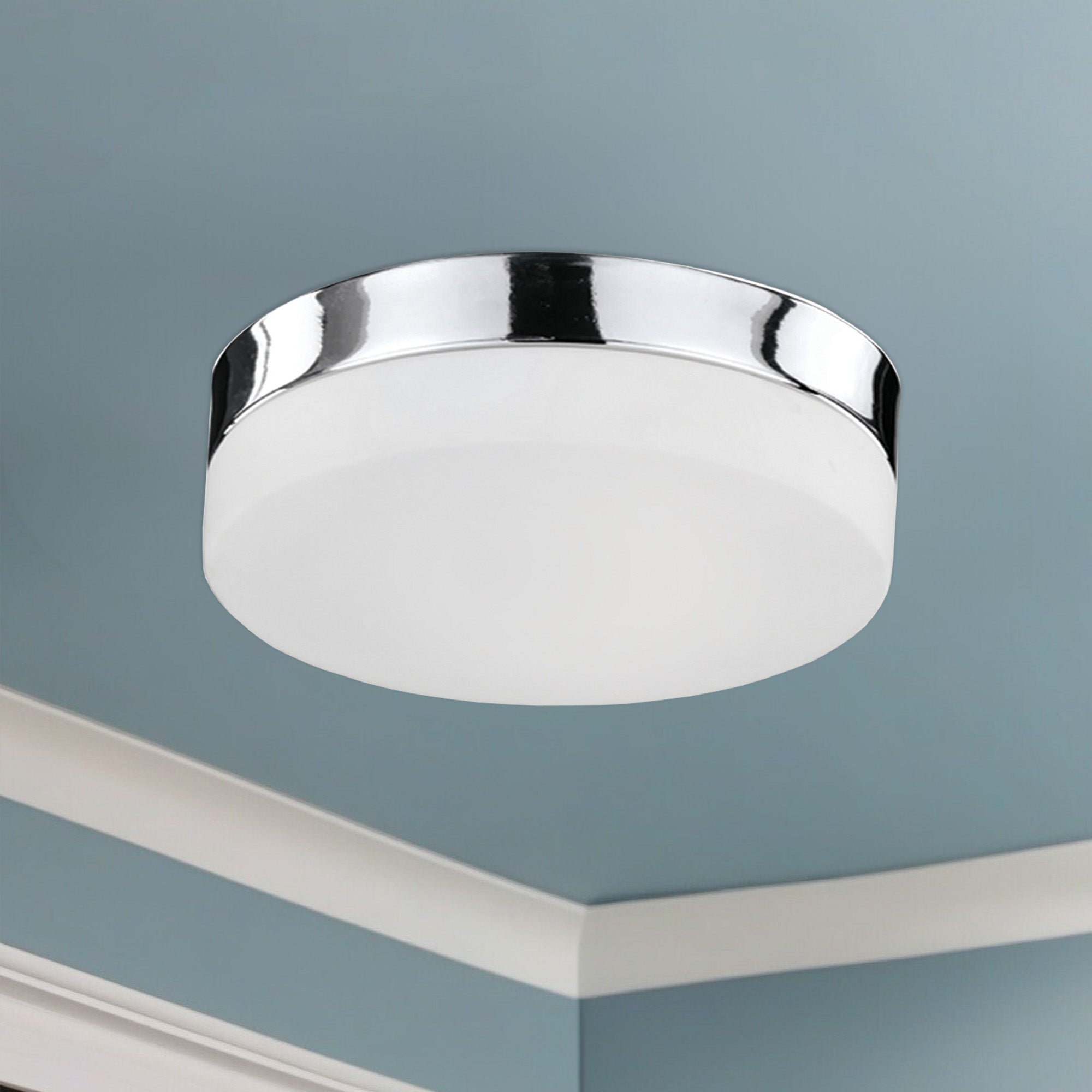 Lomita 11-in Steel Flush Mount