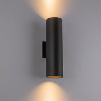 Lorna 16-in (4-in Dia.) Aluminum Up & Down Wall Sconce