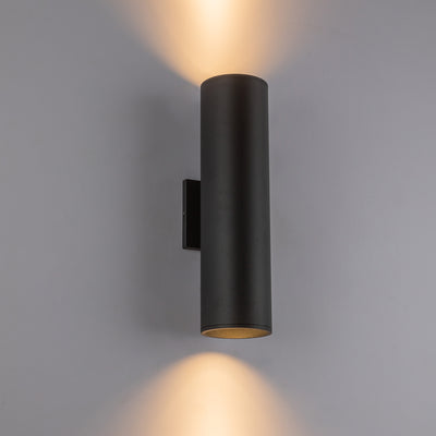 Lorna 16-in (4-in Dia.) Aluminum Up & Down Wall Sconce