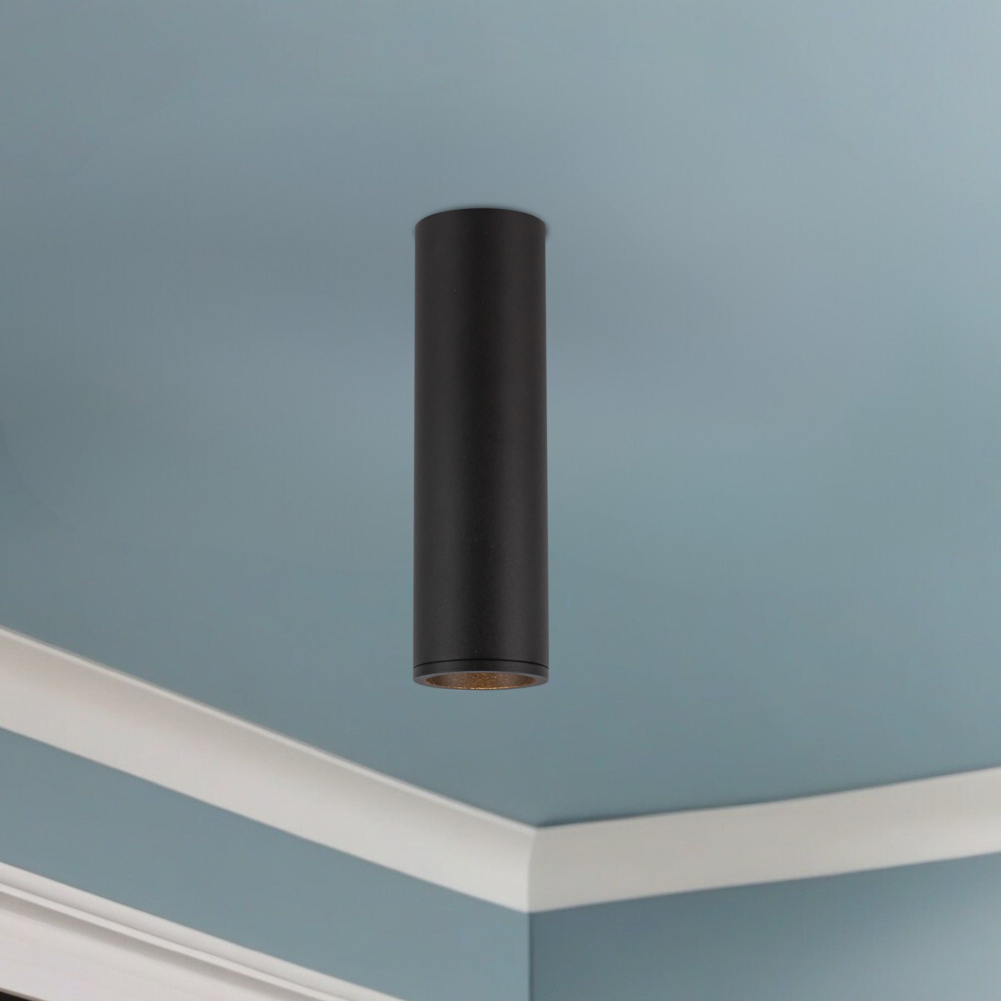 Lorna 10-in (2-in Dia.) Aluminum Flush Mount
