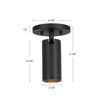 Lorna 6-in Aluminum Adjustable LED Ceiling Mount