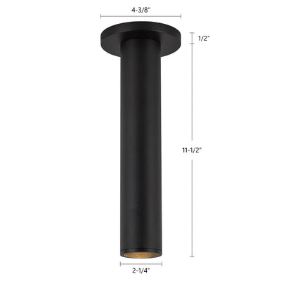 Lorna 12-in (2-in Dia.) Aluminum Flush Mount