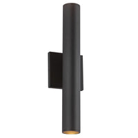 Lorna 16-in (2-in Dia.) Aluminum Up & Down Wall Sconce