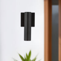 Lorna 9-in (2-in Dia.) Aluminum Outdoor Wall Sconce