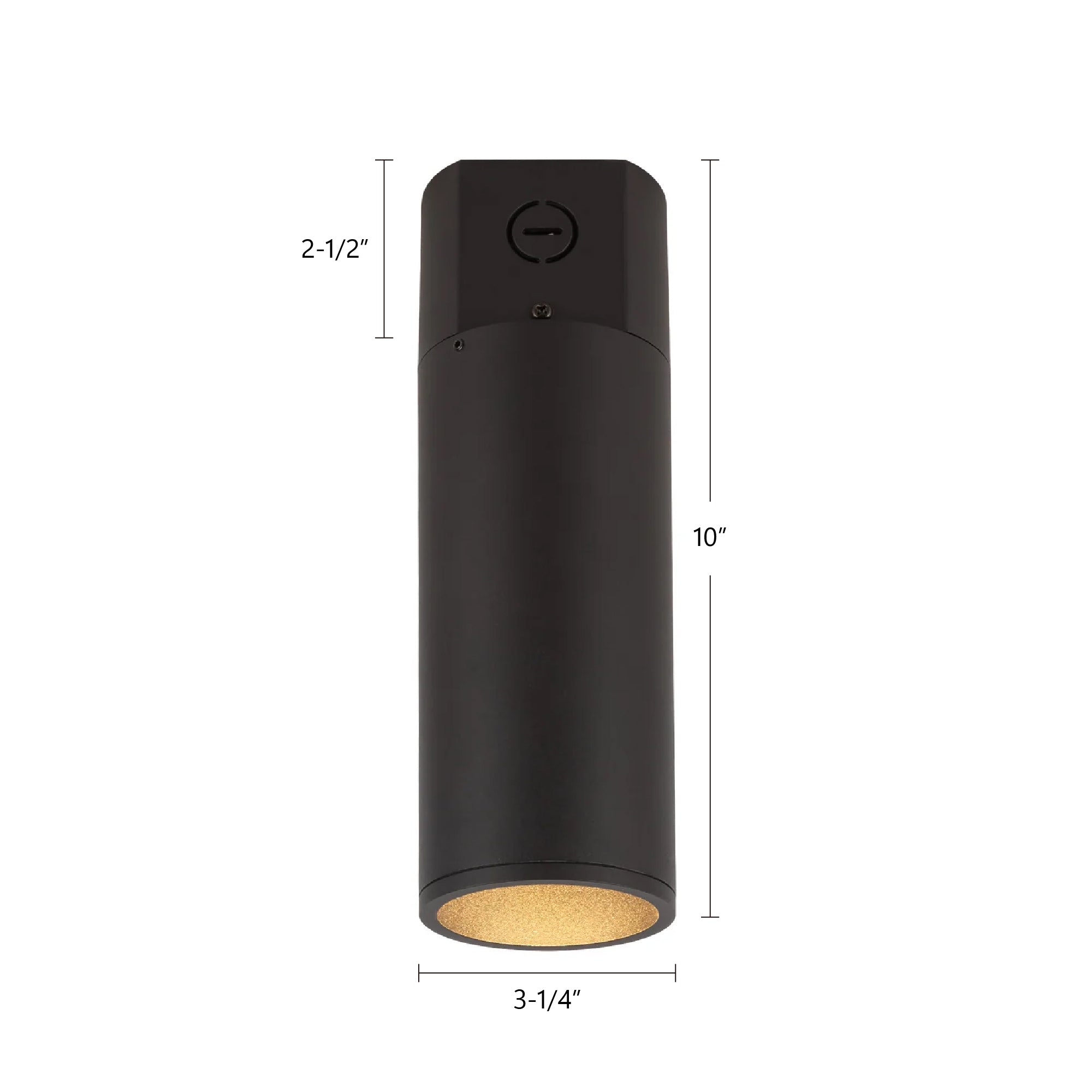 Lorna 10-in (3-in Dia.) Aluminum Flush Mount