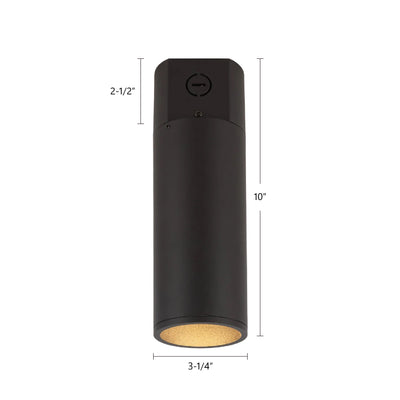 Lorna 10-in (3-in Dia.) Aluminum Flush Mount