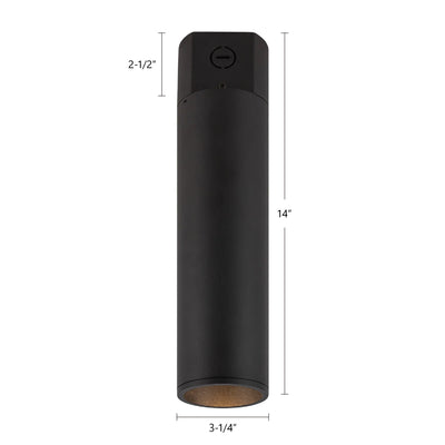 Lorna 14-in (3-in Dia.) Aluminum Flush Mount