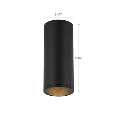 Lorna 7-in (3-in Dia.) Aluminum Flush Mount