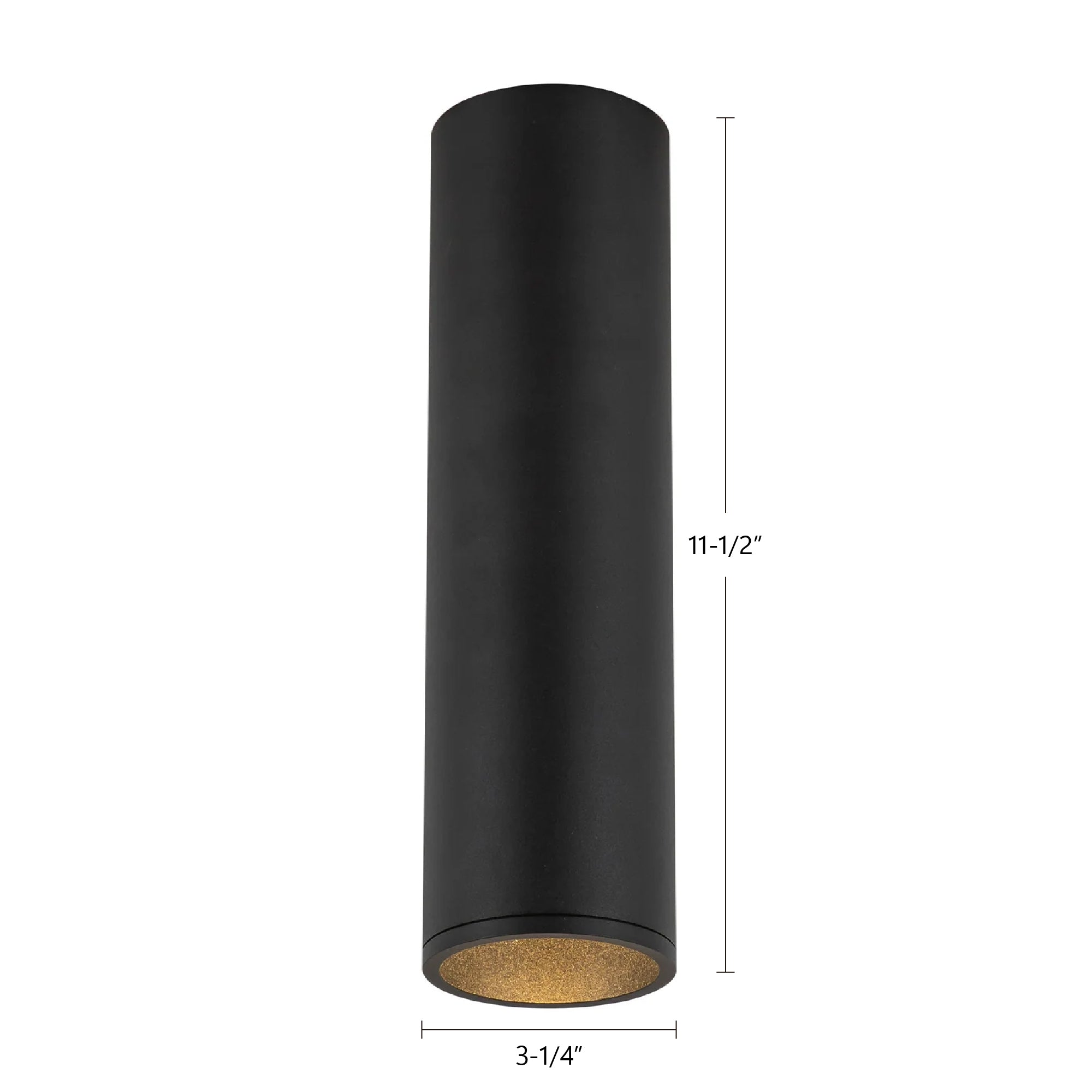 Lorna 11-in (3-in Dia.) Aluminum Flush Mount