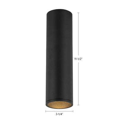 Lorna 11-in (3-in Dia.) Aluminum Flush Mount