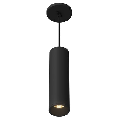 Lorna 12-in Slim Cylinder Damp-Rated LED Pendant (3-in Dia.)