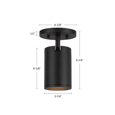 Lorna 6-in Aluminum Adjustable Ceiling Mount