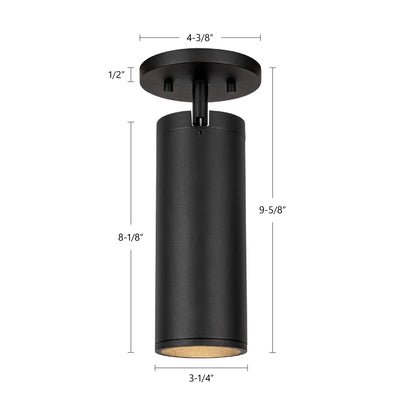 Lorna 9-in Aluminum Adjustable Ceiling Mount