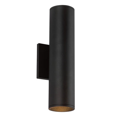 Lorna 12-in (3-in Dia.) Aluminum Up & Down Wall Sconce