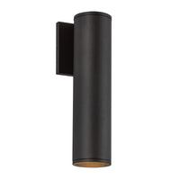 Lorna 12-in (3-in Dia.) Aluminum Outdoor Wall Sconce