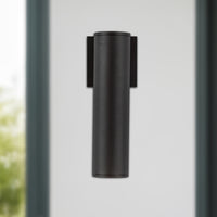 Lorna 12-in (3-in Dia.) Aluminum Outdoor Wall Sconce
