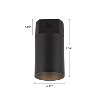 Lorna 8-in (4-in Dia.) Aluminum LED Flush Mount